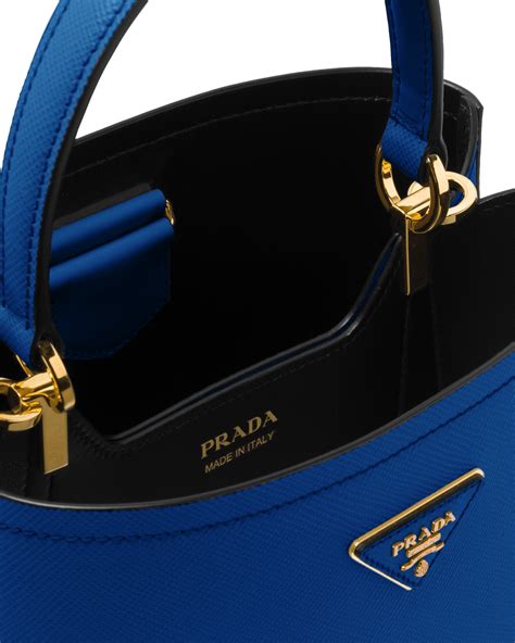 medium saffiano leather prada panier bag|prada saffiano bag price.